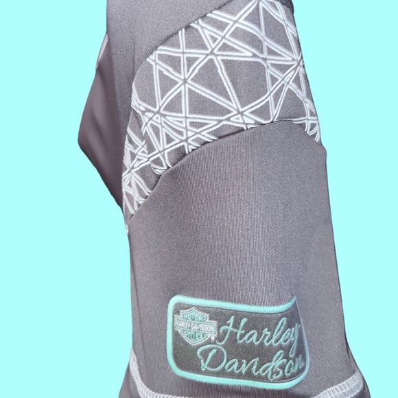 Harley-Davidson Jersey Gray Stretch Twin Cities Mn Size M - Picture 4 of 5